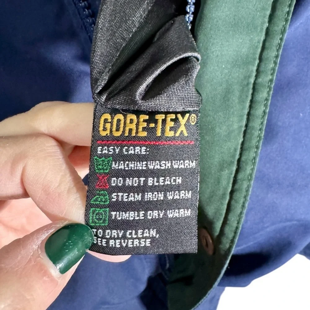 Vintage Tourney GORE-TEX‎ Waterproof Windproof Breathable Jacket Blue Men’s XL